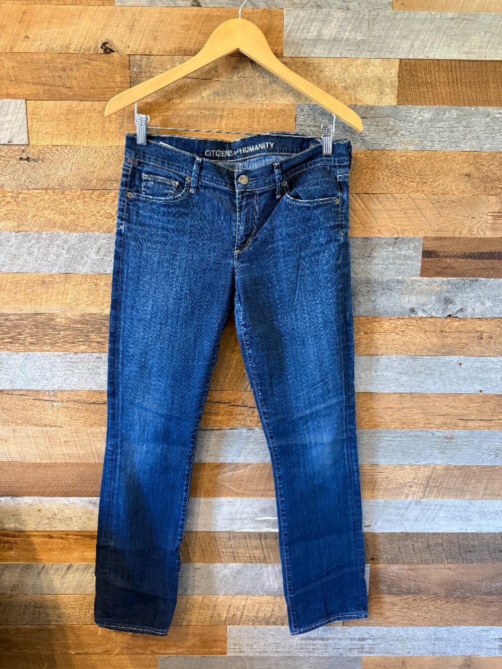 Citizens of Humanity Ava Straight Leg Jeans Medium-Dark Wash